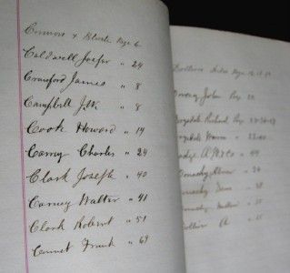 Lumber Ledger Logging Camp History PA Antique RARE Handwritten Journal
