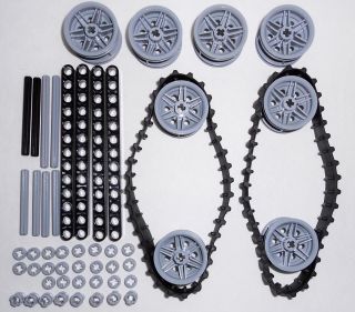 Lego Technic Tank Track Treads Power Functions Mindstorms Wheels Black