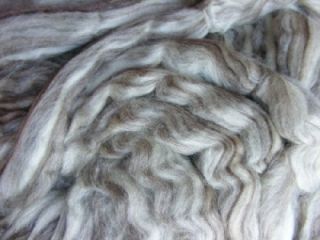 1lb Blue Face Leicester Wool Mix Roving Wool Spin Fiber