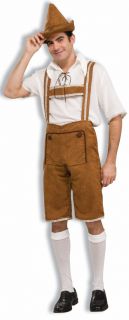 Costume Standard Size Oktoberfest Pinocchio Lederhosen New