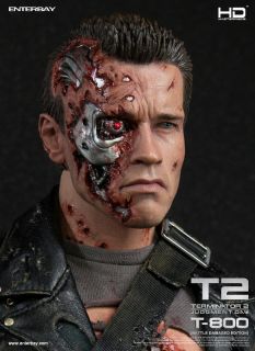 Enterbay Terminator 2 T2 T 2 T 800 Battle Damaged Arnold Judgement Day