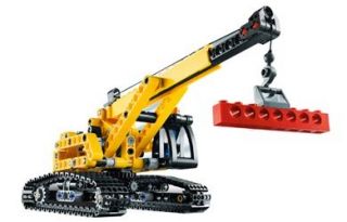 Features of Lego Technic Tracked Crane   9391