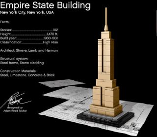 Lego Architecture Empire State Building 21002 Australia Stock Fast