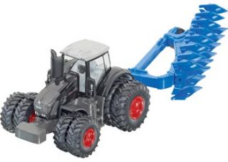 Siku Fendt 939 Tractor with Lemken Plough 1 87 Scale Die Cast Toy