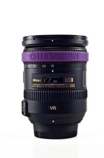 Lens Band Stop Zoom Creep for Canon 100 400mm in Purple