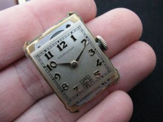Vintage Serviced Mens Hamilton Lester 19J 982 Manual Wind Wrist Watch