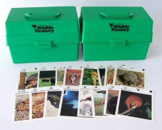 c1975 Leisure Books Illustrated Wildlife Treasury (2) Cases with 1122