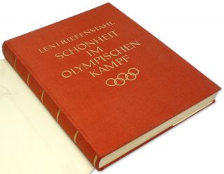 Original German Book by Leni Riefenstahl Summer Olympics 1936 Berlin