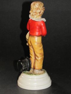 Charming 1970 Boy with Dog Goebel Figurine FF311