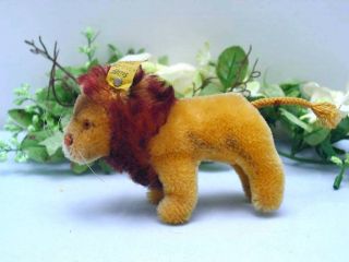 Steiff Lion Leo 10 cm with Button and Tag