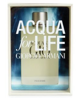 Giorgio Armani Acqua di Gio Acqua for Life Eau de Toilette Spray, 6.7