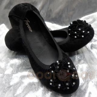 Fashion Casual Comforta Flats Shoes LETICIA 36 Black NEW All Size