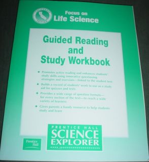 Prentice Hall Life Science 7th Grade 7 Workbook L K 0130527289