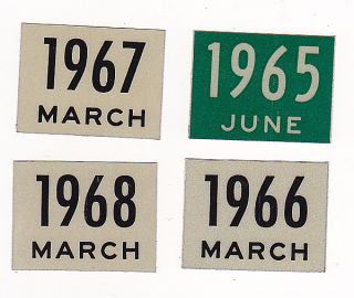 License Plate Sticker de Automobile License Plate Decal