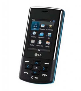 LG CF360 at T Blue Fair Condition Cell Phone