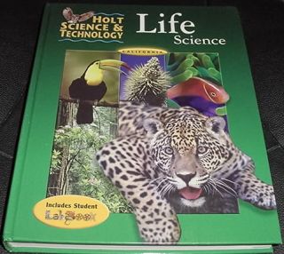 Holt Life Science California 7th Grade 7 w Lab Book