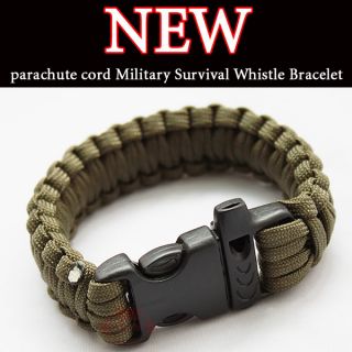 Rainbow Parachute Cord Military Survival Bracelet SL27
