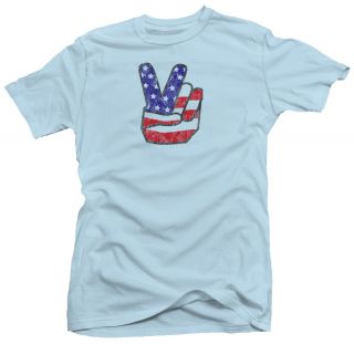 Peace USA Retro Love Vintage Anti War 70s New T Shirt