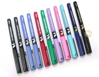 Pilot Hi Tecpoint V5+V7 Pens (Made in Japan)   11 colour set