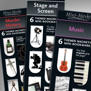 Mini Marks Magnetic Bookmark 12 Designs to Collect