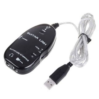 130CM USB Guitar Link Cable for PC/Mac Music Recording System Audio