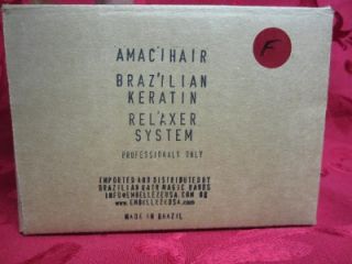 It is Amacihair Brazilian Keratin Relaxer System. This contains