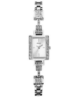 GUESS Watch, Womens Silver tone Bracelet 23x21mm U85131L1   All