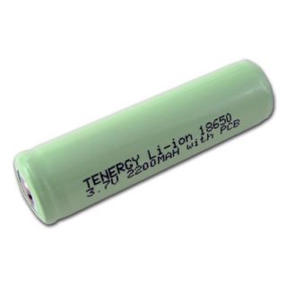 Li ion 18650 Cylindrical Rechargeable Battery 3 7V 2200mAh PCB