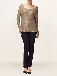 Phase Eight Daria sequin jumper Gold   House of Fraser