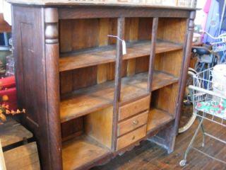 Wood Hutch Cupboard Storage Cabinet Organizer Closet Top w Shelves But