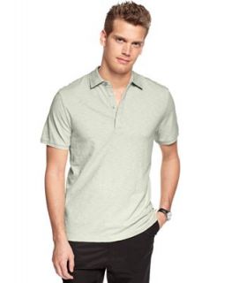 Calvin Klein Shirt, Short Sleeve Linen Polo Shirt
