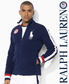 Polo Ralph Lauren Jacket, Team USA Olympic Full Zip Fleece Jacket