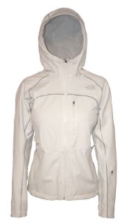 New The North Face Womens Lizzie Apex Shell Jacket White Size Medium $