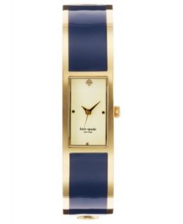 kate spade new york Watch, Womens Carousel Navy Enamel and Gold Tone