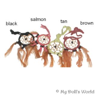 , but the salmon and brown dream catchers is currently sold out