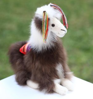 Unique Brand New Soft 100 Baby Alpaca Peru Andes Llama Plush Stuffed