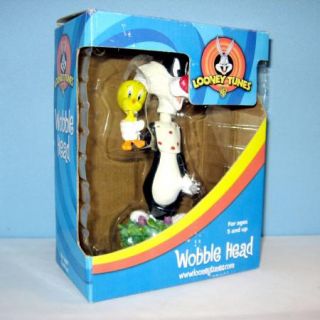 Looney Tunes Wobble Head Figure Tweety Sylvester
