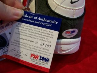 Steve McNair Signed Autograph PSA DNA NFL Cleat Shoe Titans Oilers