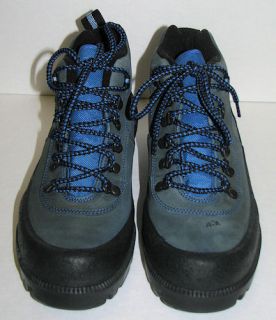 Womens Sporto Lorena Hiking Boots Size 9 Blue Leather