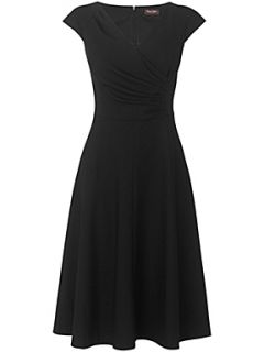 Phase Eight Evie Wrap Front Dress Black   House of Fraser