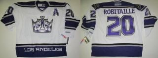 CCM Los Angeles Kings Luc Robitaille White Jersey Sz Large