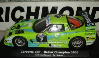 Corvette C5R Anthony Kumpen 2006 Belcar Champion 1 32 Fly Slot Car