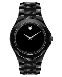 Movado Watch, Mens Swiss Luno Sport Black PVD Stainless Steel