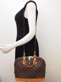Louis Vuitton Alma mm Monogram Brown Handbag louis Vuitton Paris