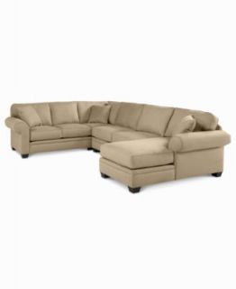 Raja Fabric Microfiber Sectional Sofa, 3 Piece (Corner Sofa, Armless