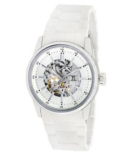 Kenneth Cole New York Watch, Mens Automatic White Silicone Bracelet