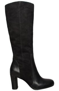 Clarks Indigo Womens Boots Loyal Pearl Black Leather 63150 Sz 7 5 M
