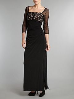 JS Collections Sleeveless evening dress Black   