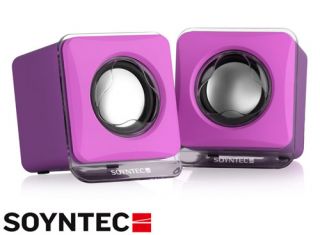 Violet 3D Stereo Sound USB Speakers for Laptop PC 8432476785617