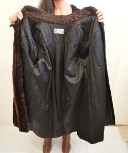 Exquisite Sheared Mink Fur Princess Coat Jacket 12 14
